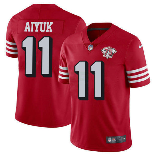 Camisa NFL 75th Anniversary Throwback Escarlate