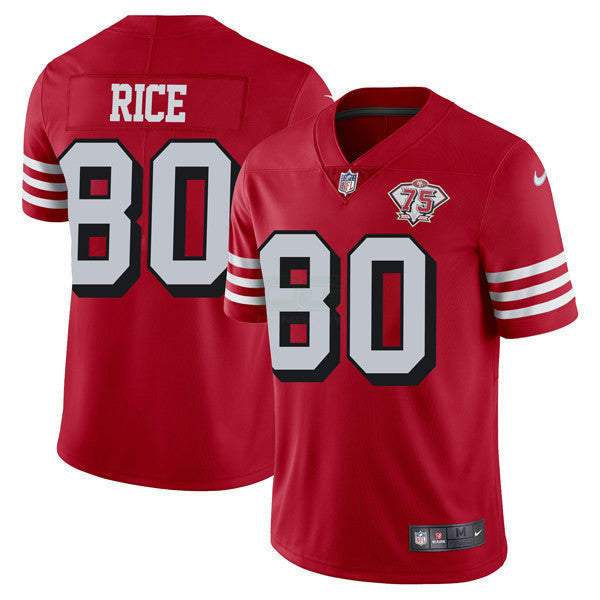Camisa NFL 75th Anniversary Throwback Escarlate