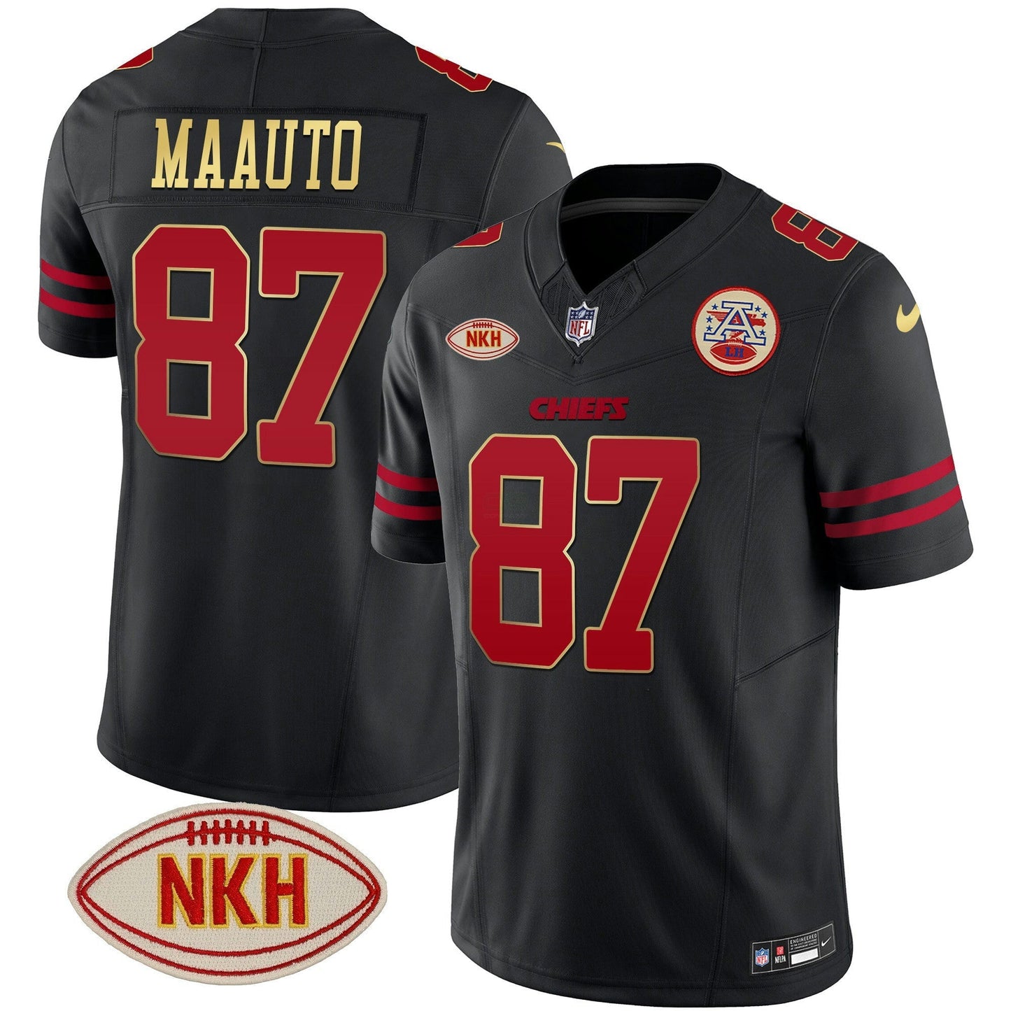 Camisa NFL #87 Travis Kelce Maauto Vapor Jersey