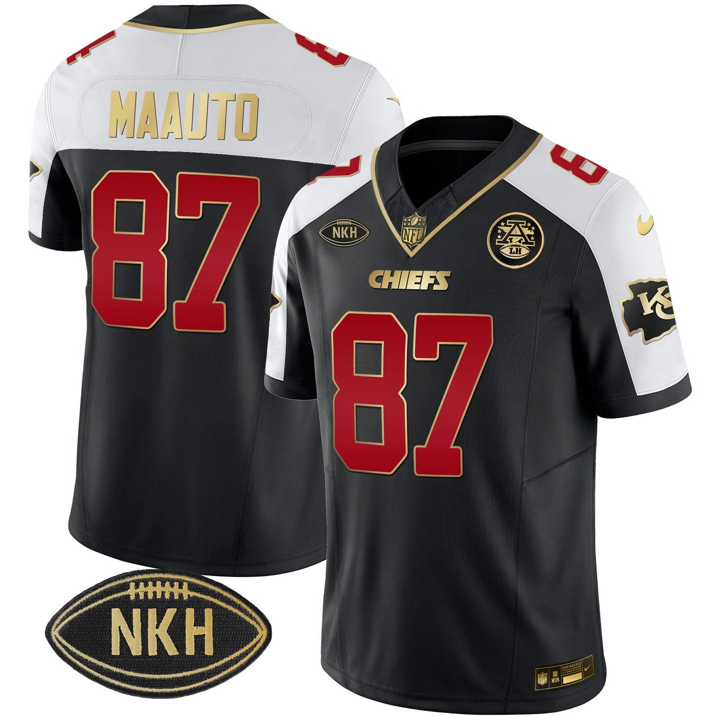 Camisa NFL #87 Travis Kelce Maauto Vapor Jersey