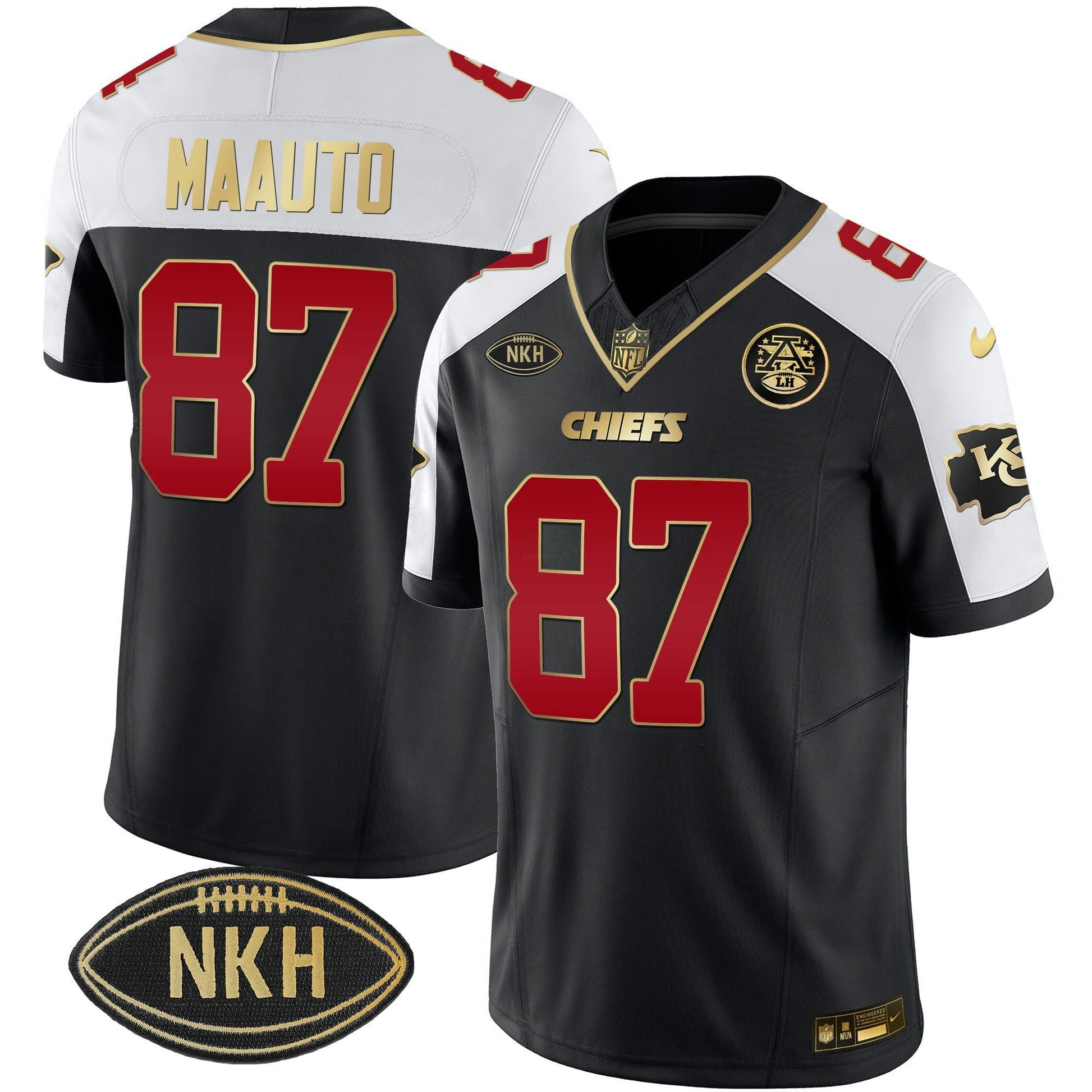 Camisa NFL #87 Travis Kelce Maauto Vapor Jersey