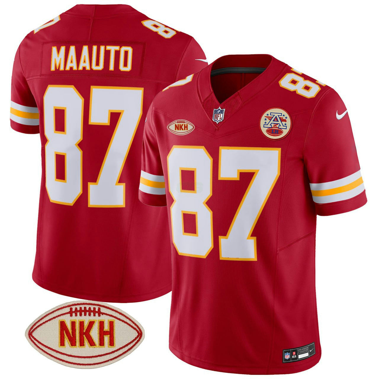 Camisa NFL #87 Travis Kelce Maauto Vapor Jersey