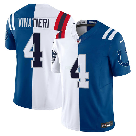 Camisa NFL Adam Vinatieri Split Vapor Limited Jersey - Patriots - Colts