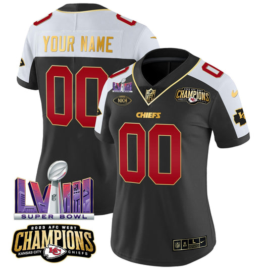 Camisa NFL AFC West Champions & Super Bowl LVIII Patch Vapor Jersey