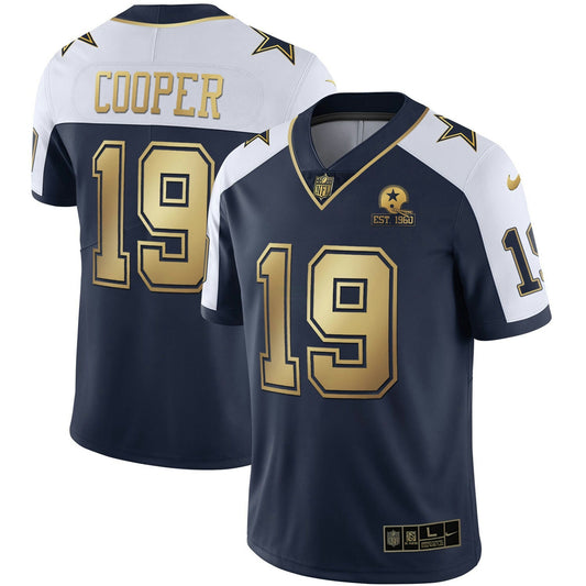 Camisa NFL Alternativa Vapor Azul Marinho Dourada Limited