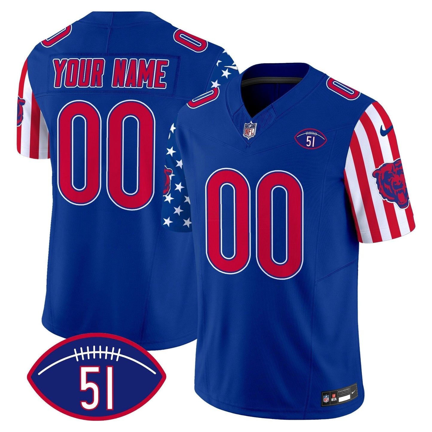 Camisa NFL Chicago Bears American Style Vapor Limited Jersey
