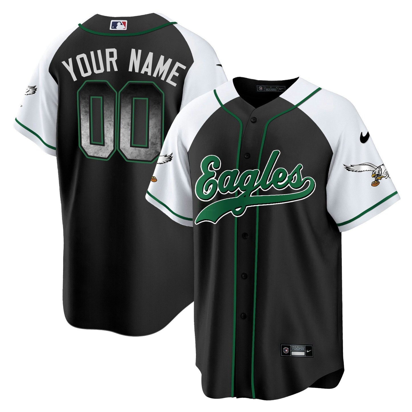 Camisa NFL Arch Smoke Kelly Green Jersey