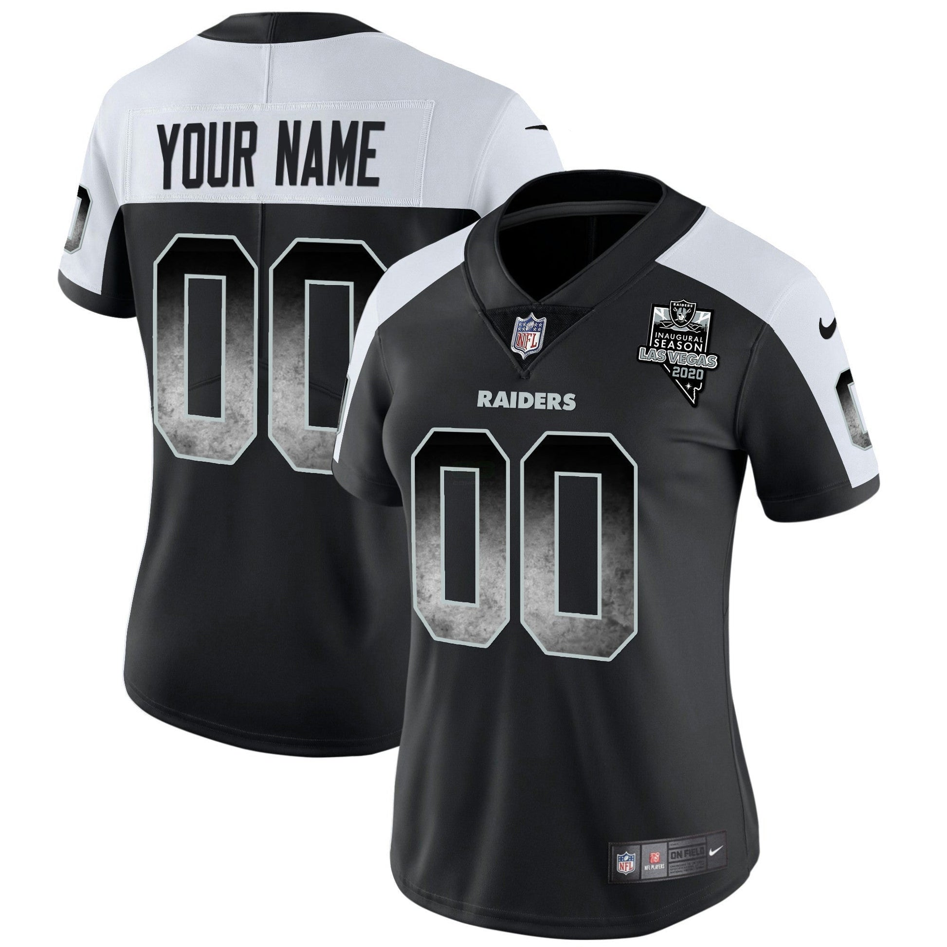 Camisa NFL Las Vegas Raiders Arch Smoke Vapor Jersey