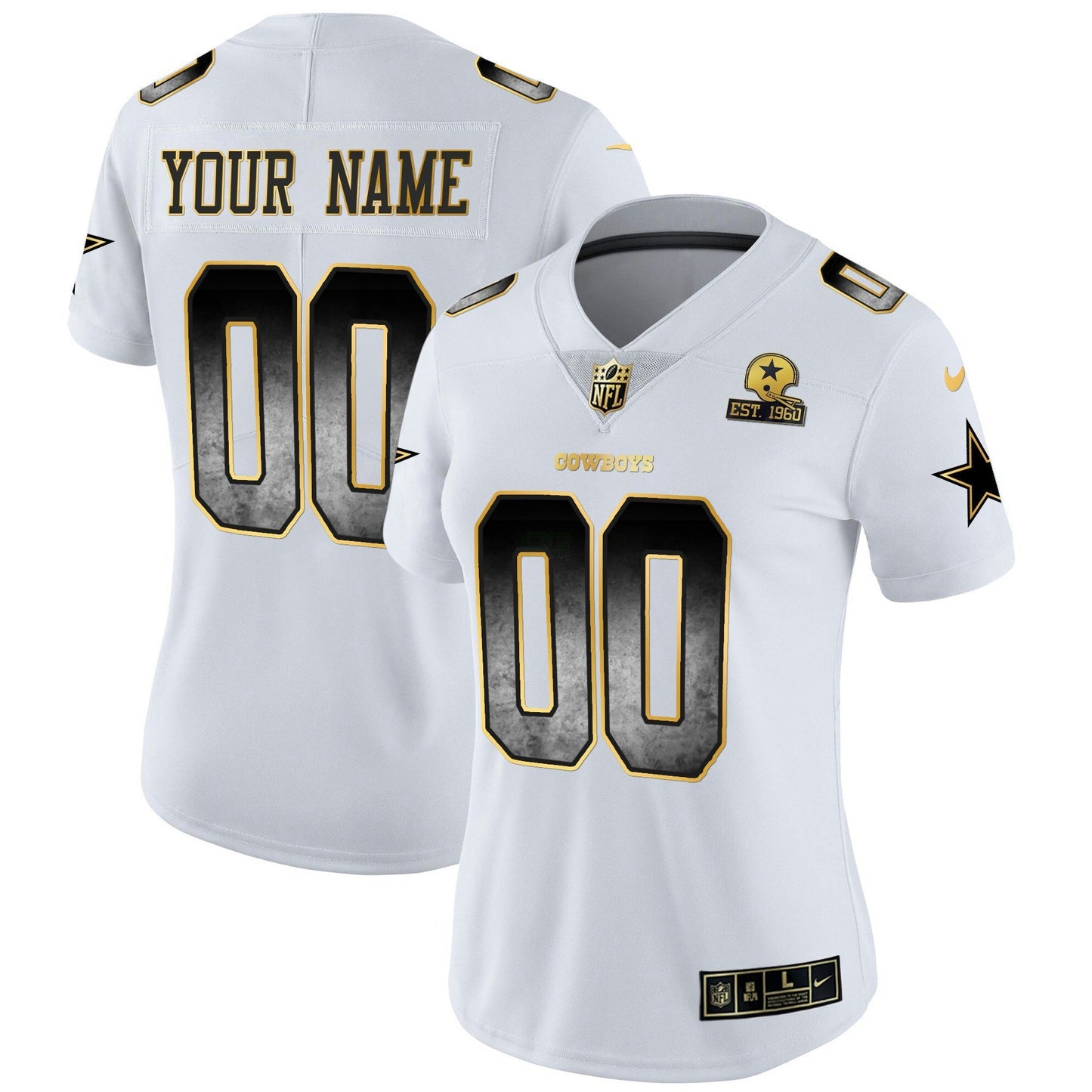 Camisa NFL Dallas Cowboys Arch Smoke Vapor Jersey