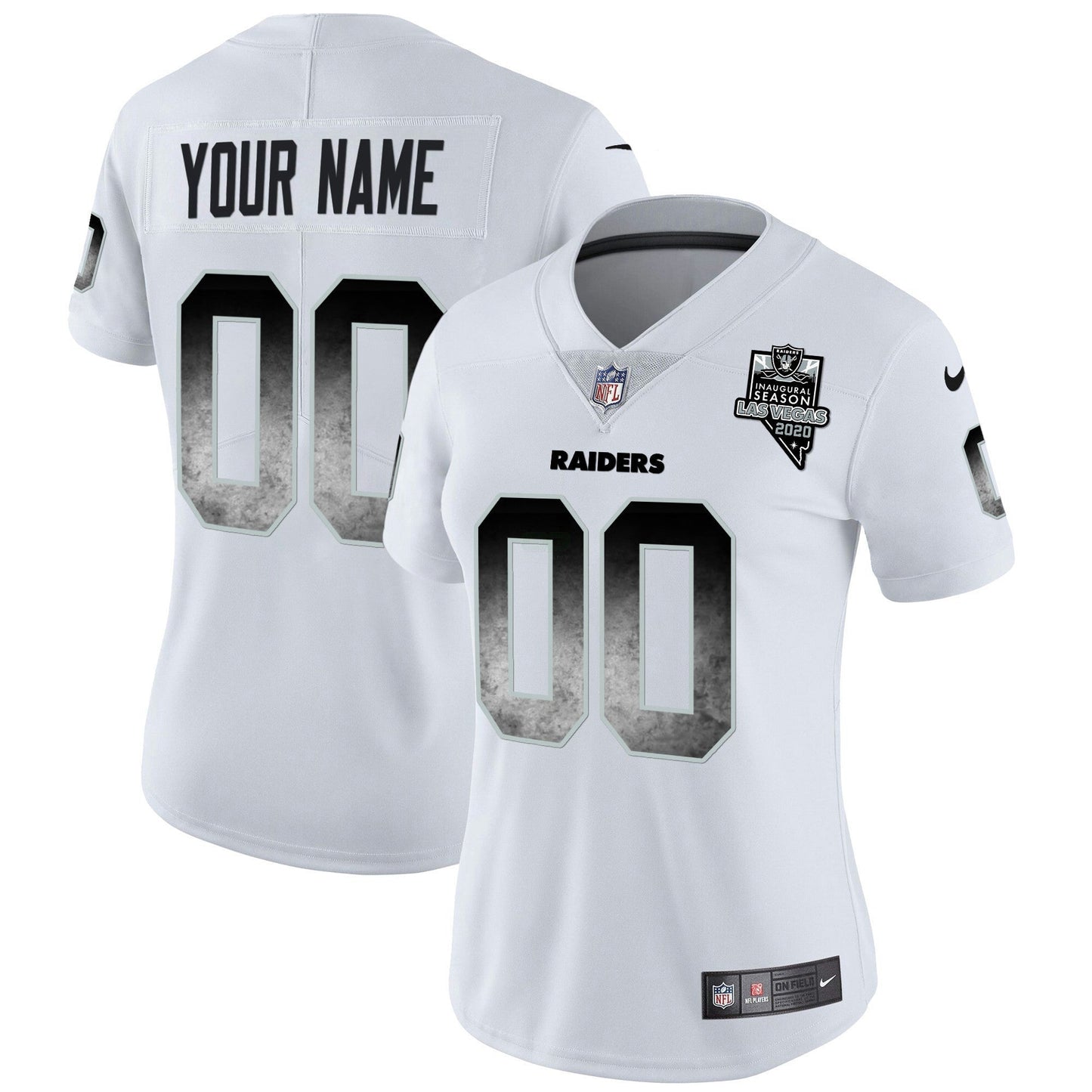 Camisa NFL Las Vegas Raiders Arch Smoke Vapor Jersey
