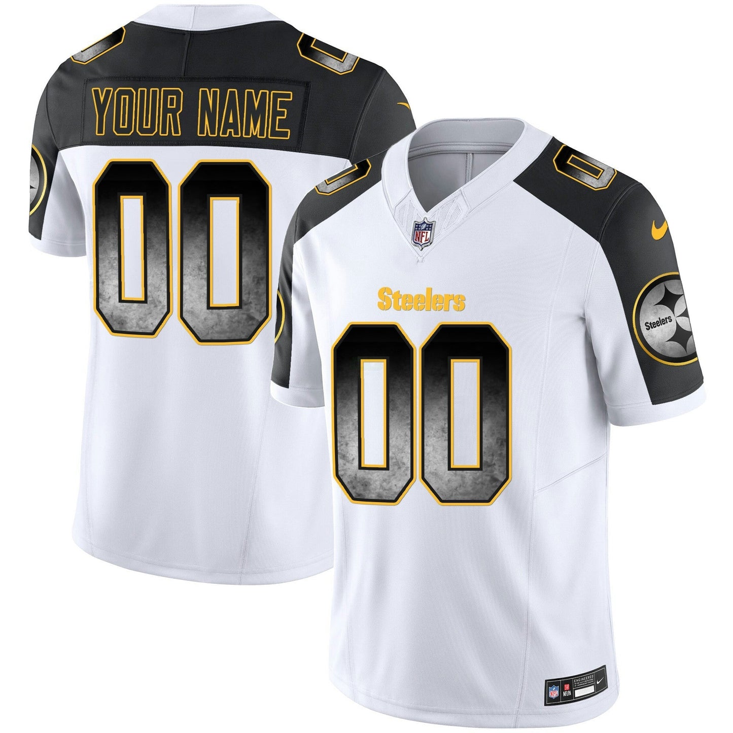 Camisa NFL Pittsburgh Steelers Arch Smoke Vapor Jersey