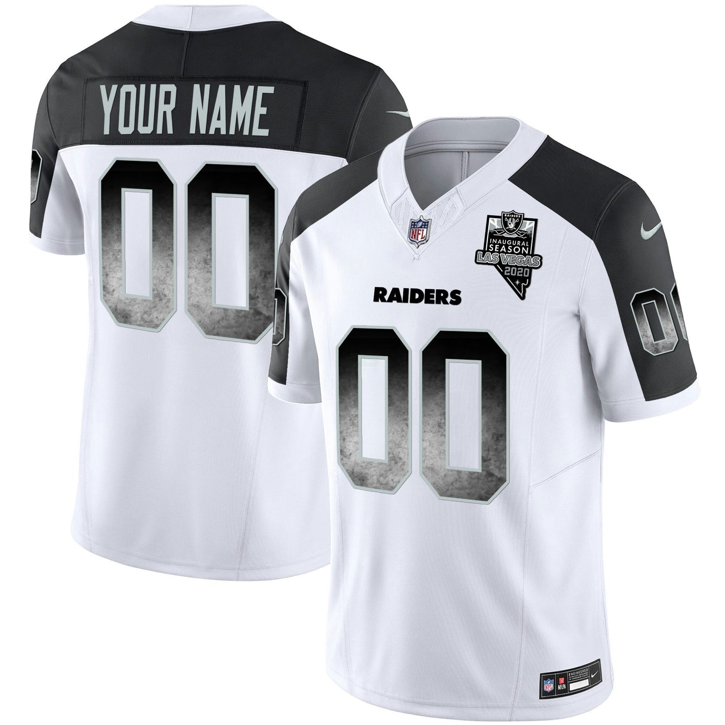 Camisa NFL Las Vegas Raiders Arch Smoke Vapor Jersey
