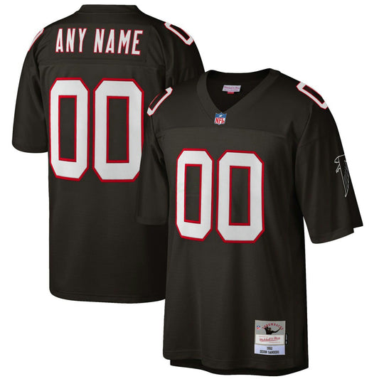 Camisa NFL Atlanta Custom Black Jersey - Preta