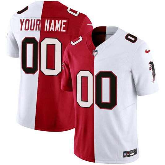Camisa NFL Atlanta Split Vermelha Branca Jersey - Vermelha Branca