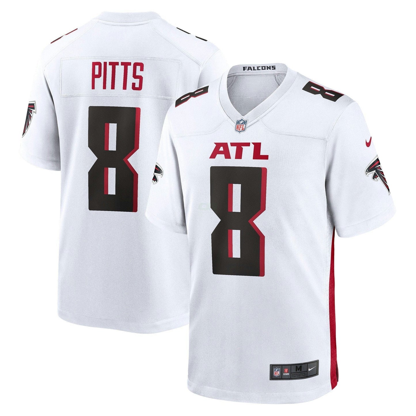 Camisa NFL Atlanta White Game Jersey