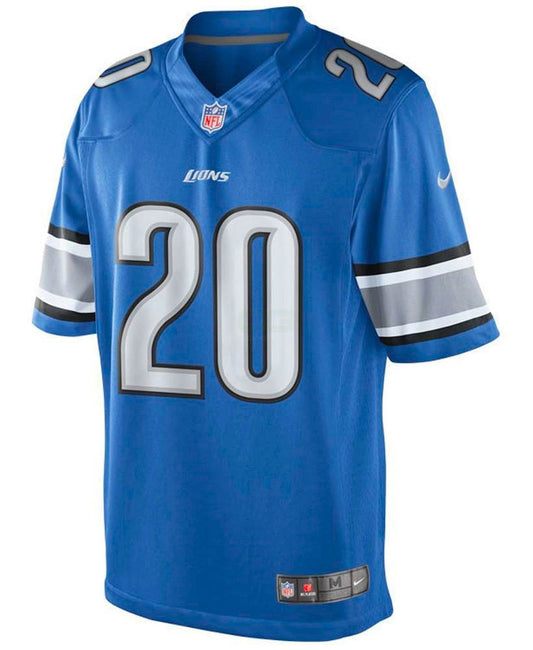 Camisa NFL Barry Sanders Detroit Home Azul Jersey - Barry Sanders