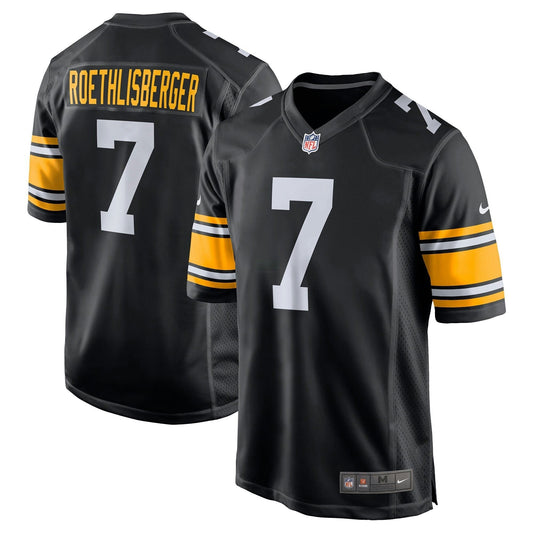Camisa NFL Ben Roethlisberger Pittsburgh Black Jersey - Ben Roethlisberger