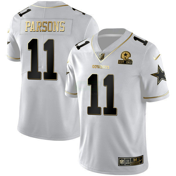 Camisa NFL Branca Dourada Est 1960 Patch