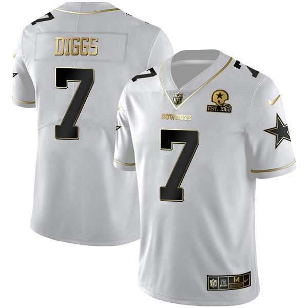 Camisa NFL Branca Dourada Est 1960 Patch