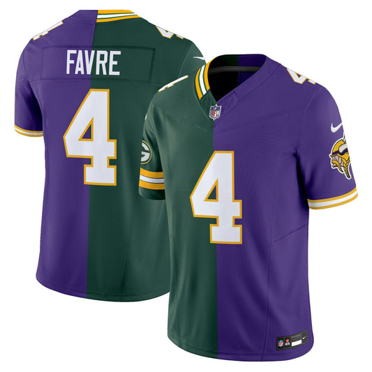 Camisa NFL Brett Favre Split Vapor Limited Jersey - Packers - Vikings