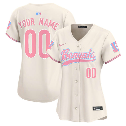 Camisa NFL Cincinnati Bengals Bubblegum Pink Vapor Premier Limited Jersey