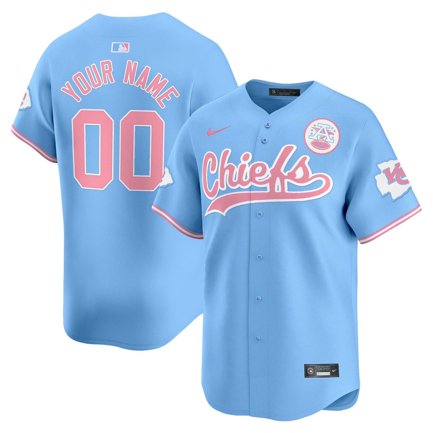 Camisa NFL Kansas City Chiefs Bubblegum Pink Vapor Premier Limited Jersey