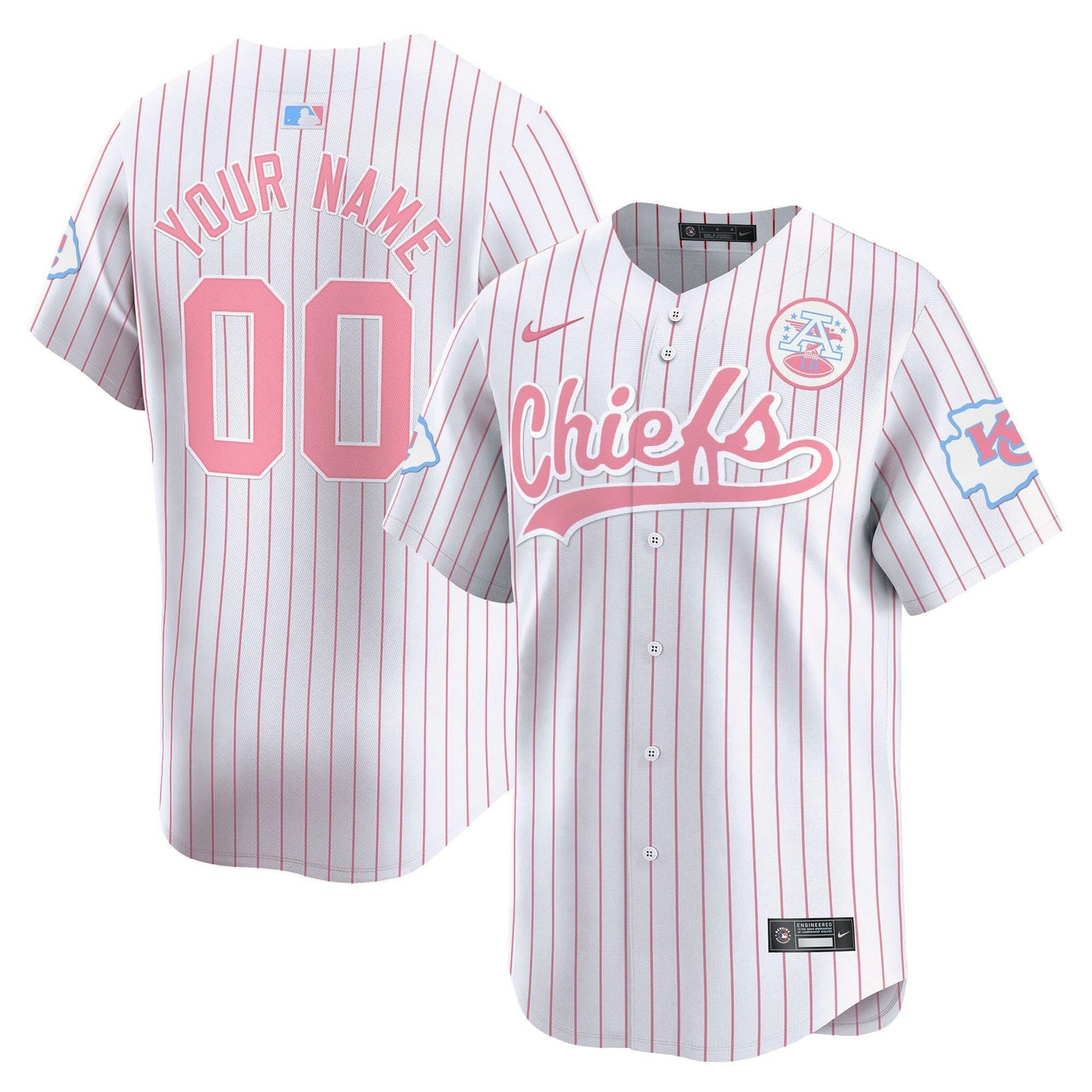 Camisa NFL Kansas City Chiefs Bubblegum Pink Vapor Premier Limited Jersey