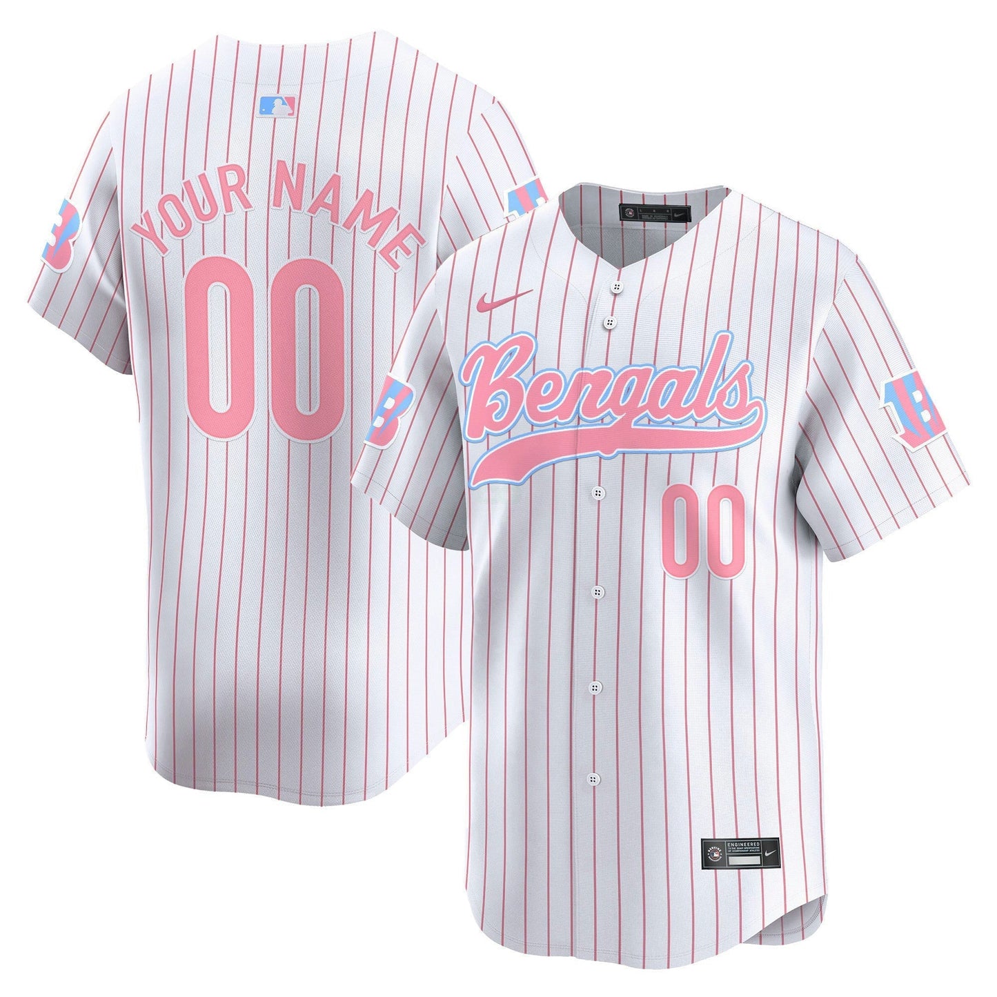 Camisa NFL Cincinnati Bengals Bubblegum Pink Vapor Premier Limited Jersey