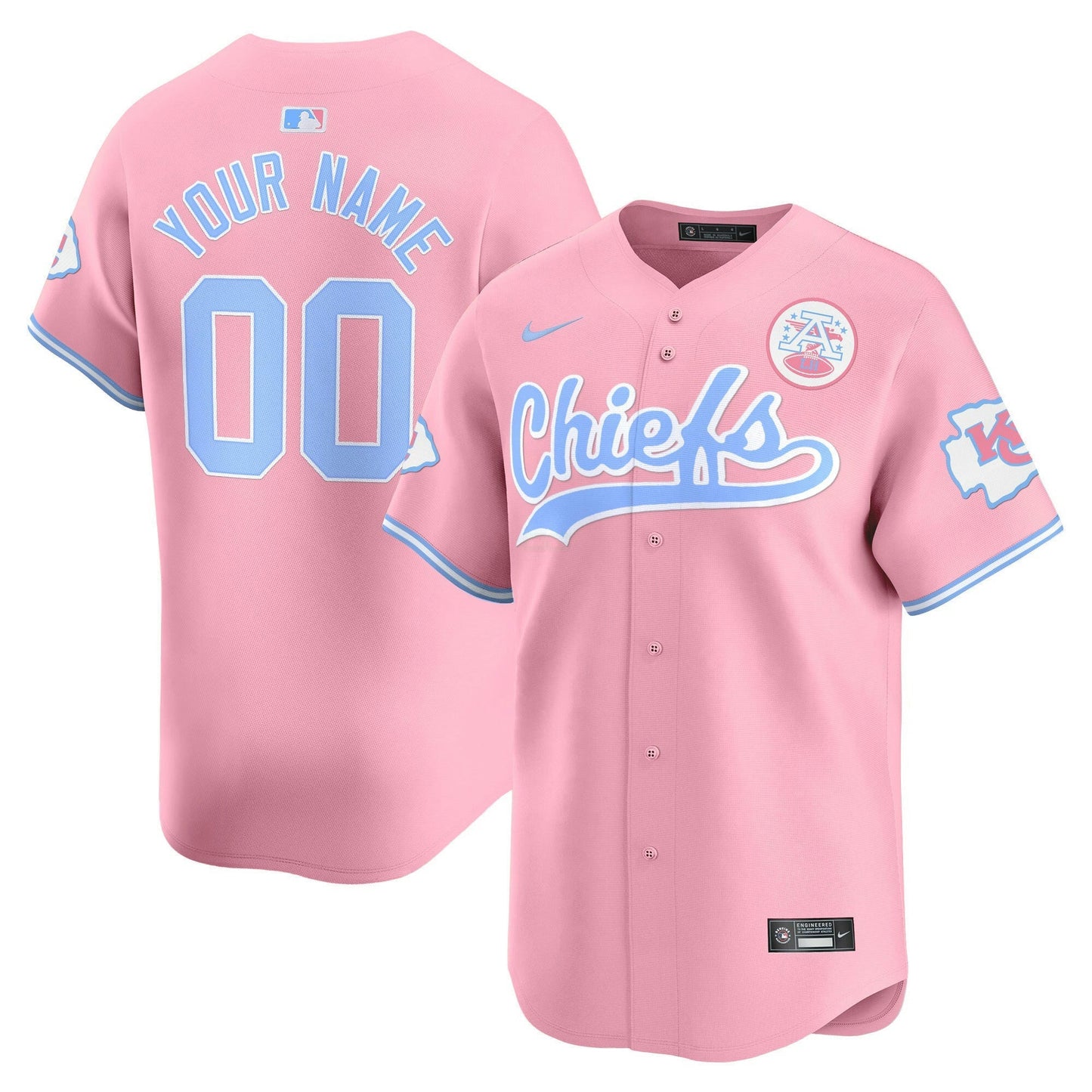 Camisa NFL Kansas City Chiefs Bubblegum Pink Vapor Premier Limited Jersey