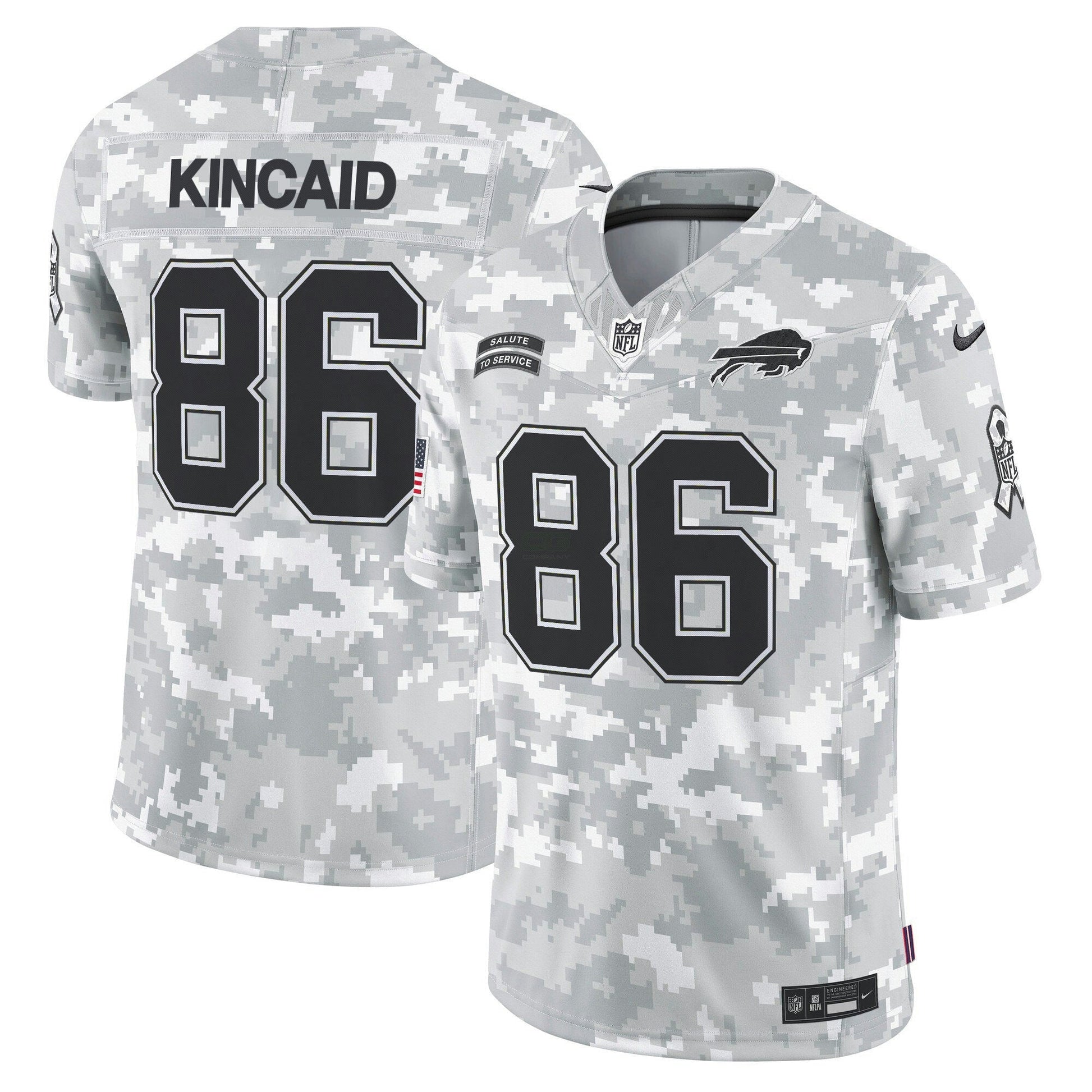 Camisa NFL Buffalo 2024 Salute to Service Vapor Limited Jersey – Arctic Camo