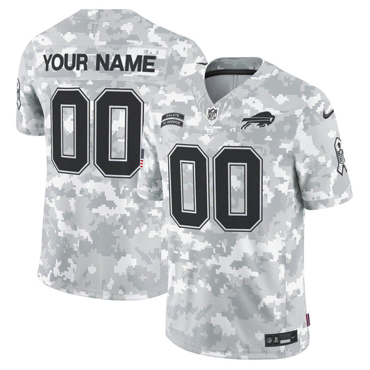 Camisa NFL Buffalo 2024 Salute to Service Vapor Limited Jersey – Arctic Camo - Custom