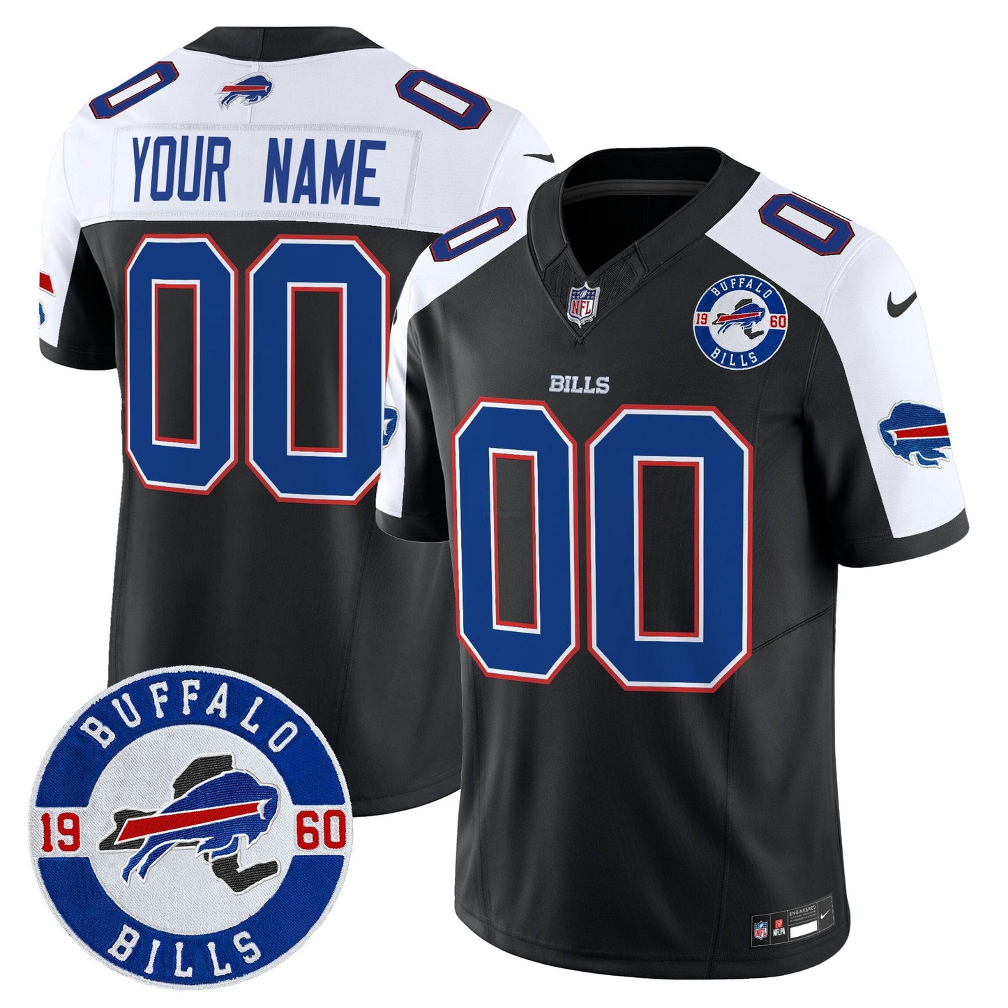 Camisa NFL Buffalo 2024 Vapor Limited Jersey – Est. 1960 Patch