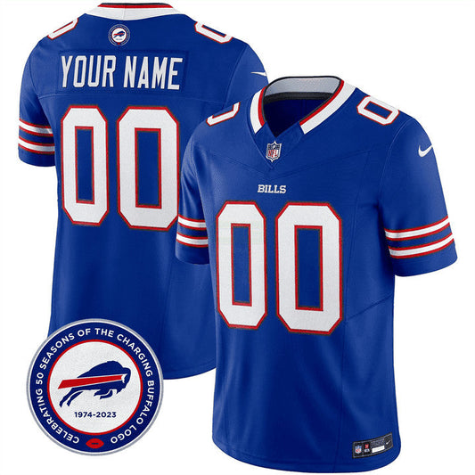 Camisa NFL Buffalo 50th Charging Logo Patch Vapor Limited Jersey
