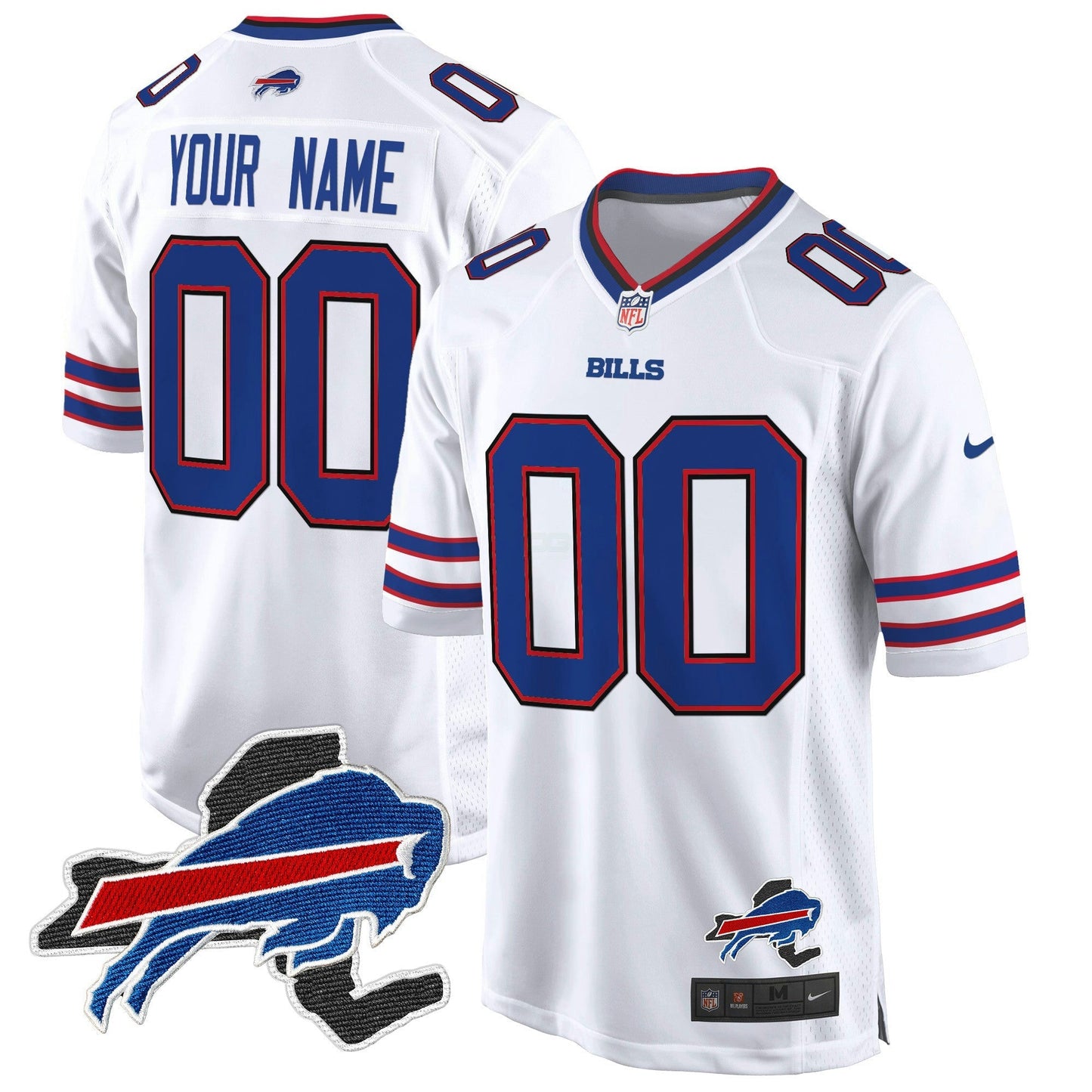 Camisa NFL Buffalo New York Patch Game Jersey