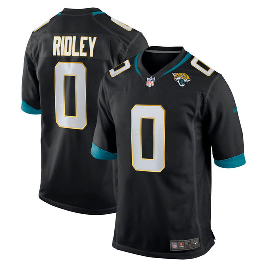 Camisa NFL Calvin Ridley Jacksonville Preta Dourada Trim Jersey - Preta