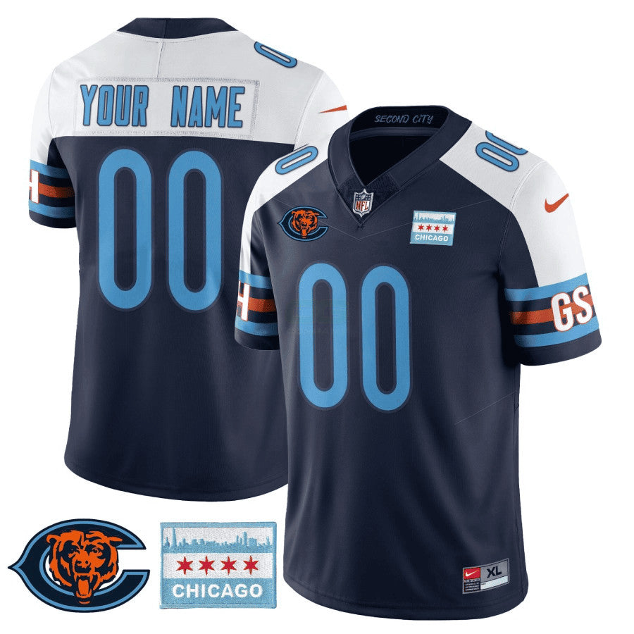 Camisa NFL Chicago City Edition GSH Jersey – Chicago Flag