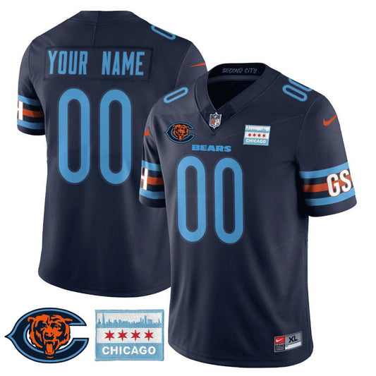 Camisa NFL Chicago City Edition GSH Jersey – Chicago Flag