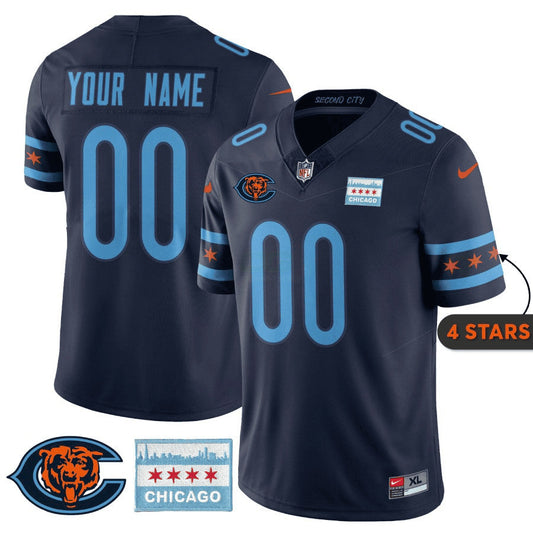 Camisa NFL Chicago City Edition Jersey – Chicago Flag