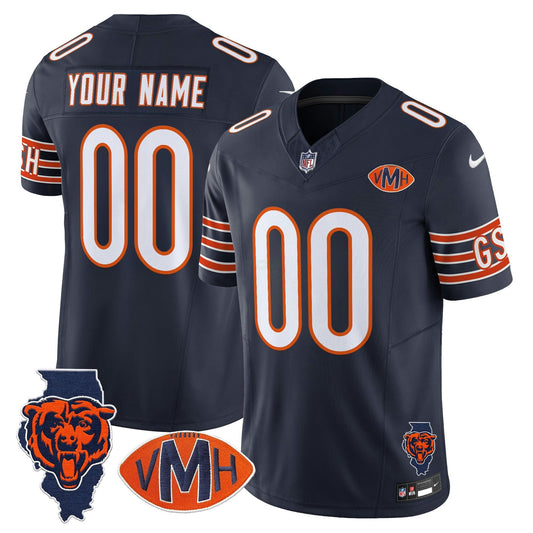 Camisa NFL Chicago Virginia McCaskey Memorial Patch Vapor Jersey