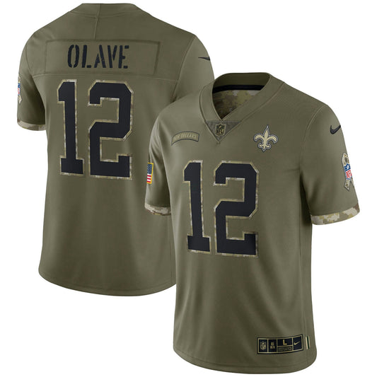 Camisa NFL Chris Olave New Orleans Salute To Service Jersey - Salute To Service