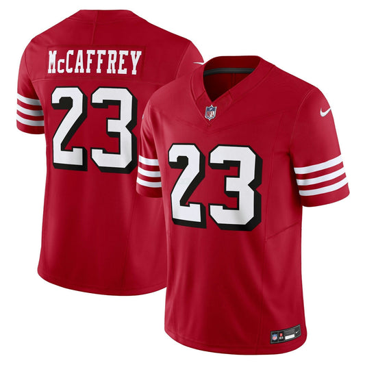 Camisa NFL Christian McCaffrey San Francisco Vapor F.U.S.E. Limited Jersey – Escarlate - Escarlate