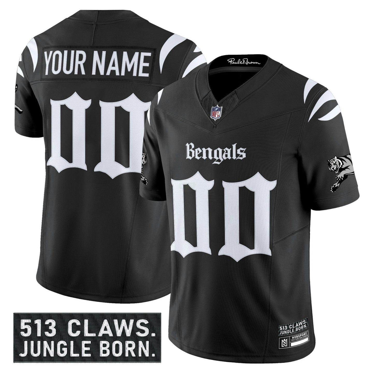 Camisa NFL Cincinnati ‘Gothic Jungle Shadows Edition’ Vapor Limited Jersey