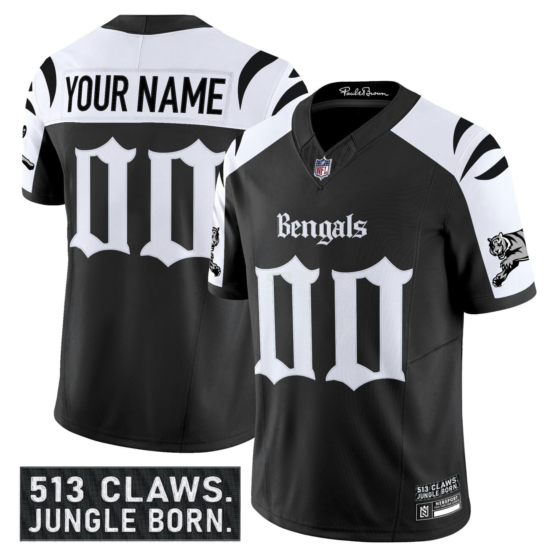 Camisa NFL Cincinnati ‘Gothic Jungle Shadows Edition’ Vapor Limited Jersey