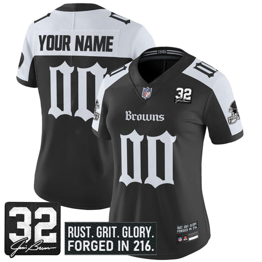 Camisa NFL Cleveland ‘Gothic Dawg Shadows Drop’ Vapor Limited Jersey