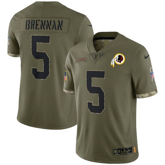 Camisa NFL Washington Commanders Colt Brennan Washington Redskins Salute To Service Jersey