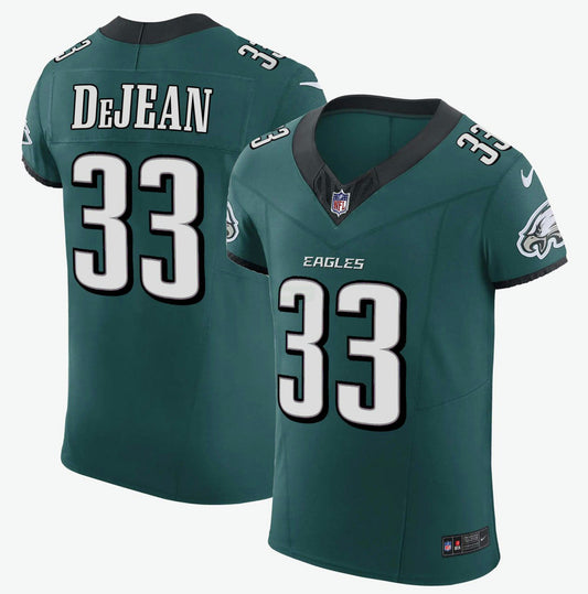 Camisa NFL Cooper DeJean #33 Philadelphia Midnight Verde Elite Jersey - DeJean