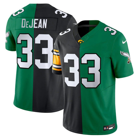 Camisa NFL Cooper DeJean Philadelphia Mix Iowa Hawkeyes Split Jersey - DeJean