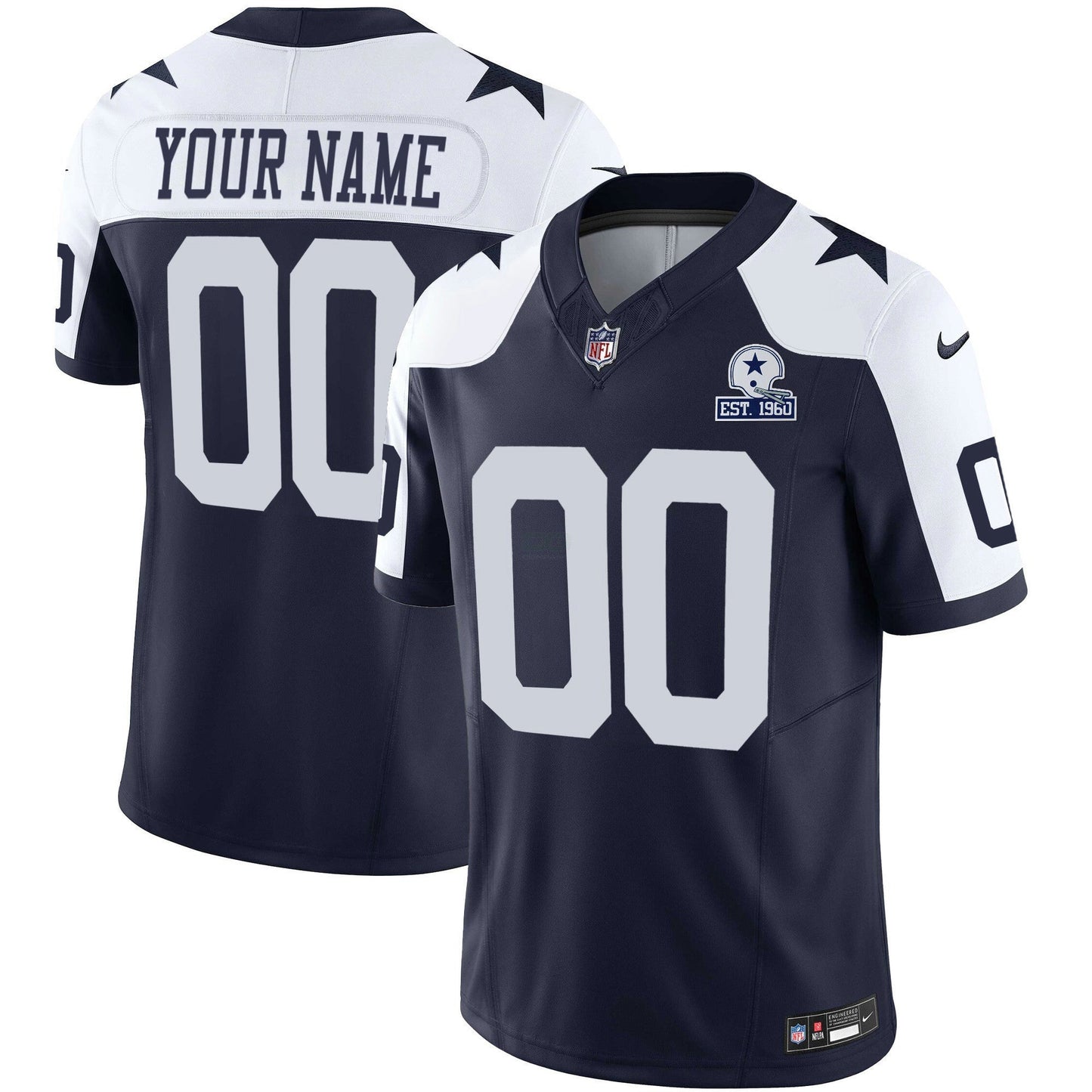 Camisa NFL Cowboys Throwback Limited Vapor Jersey