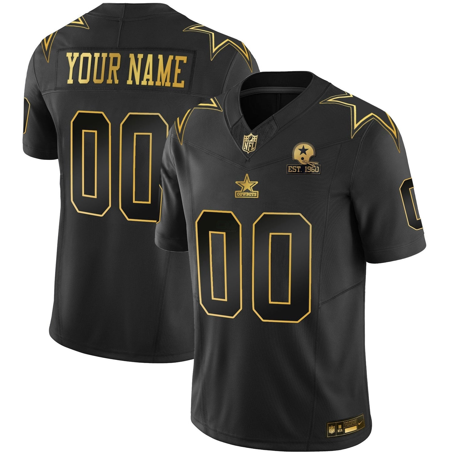 Camisa NFL Cowboys Throwback Limited Vapor Jersey