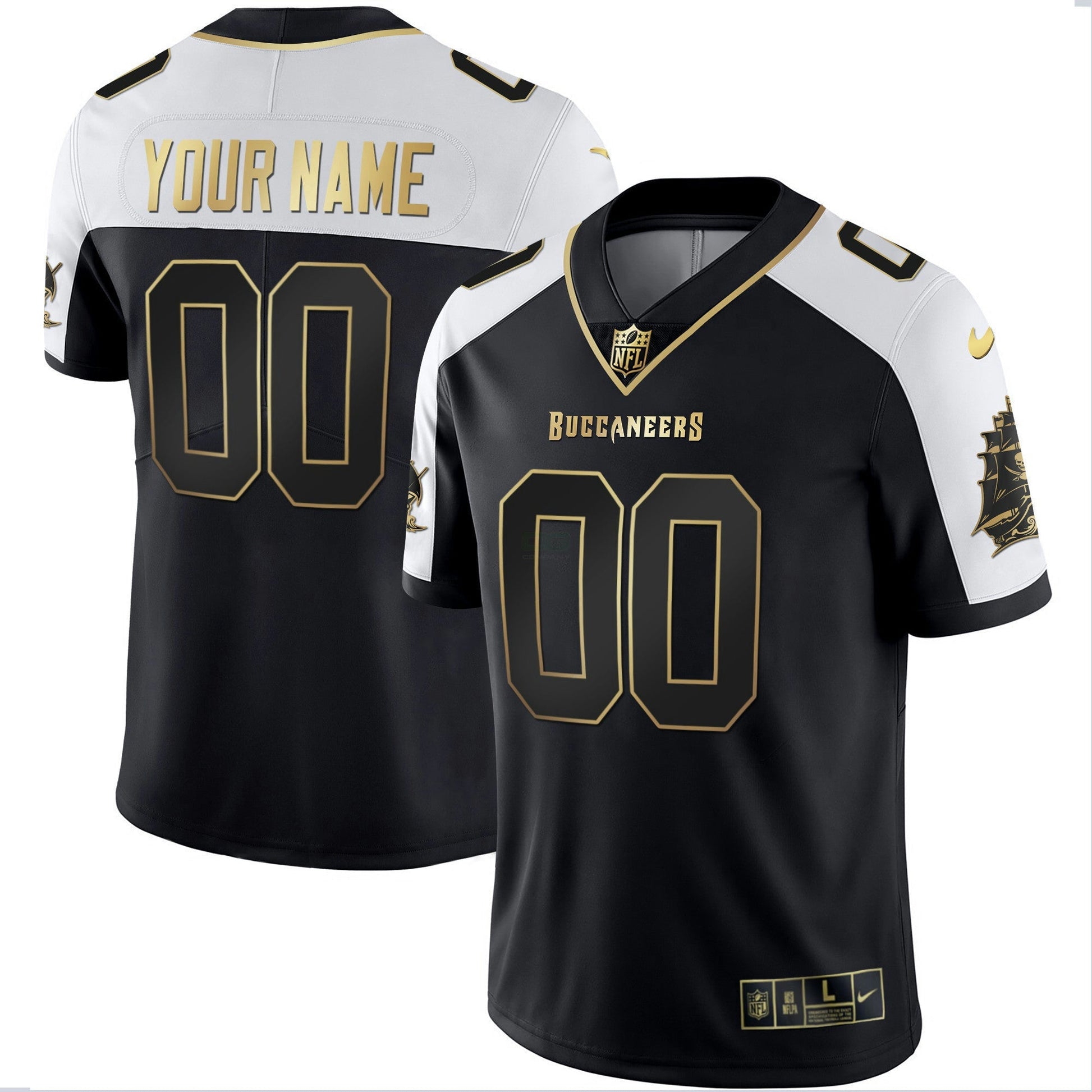 Camisa NFL Tampa Bay Buccaneers Custom Name & Number Jersey